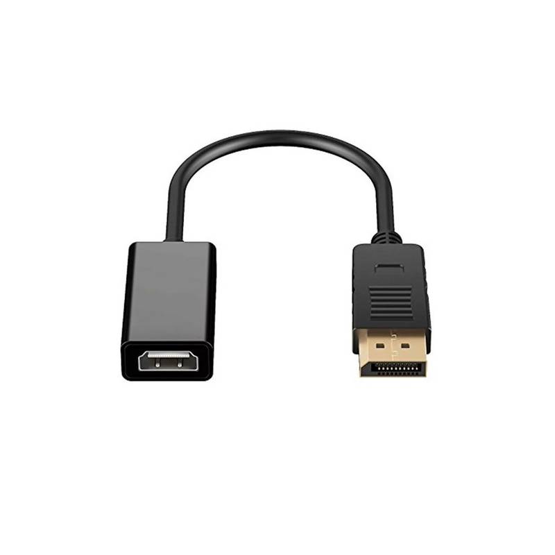 Cable Adaptador Display Port Macho A Hdmi Hembra Negro