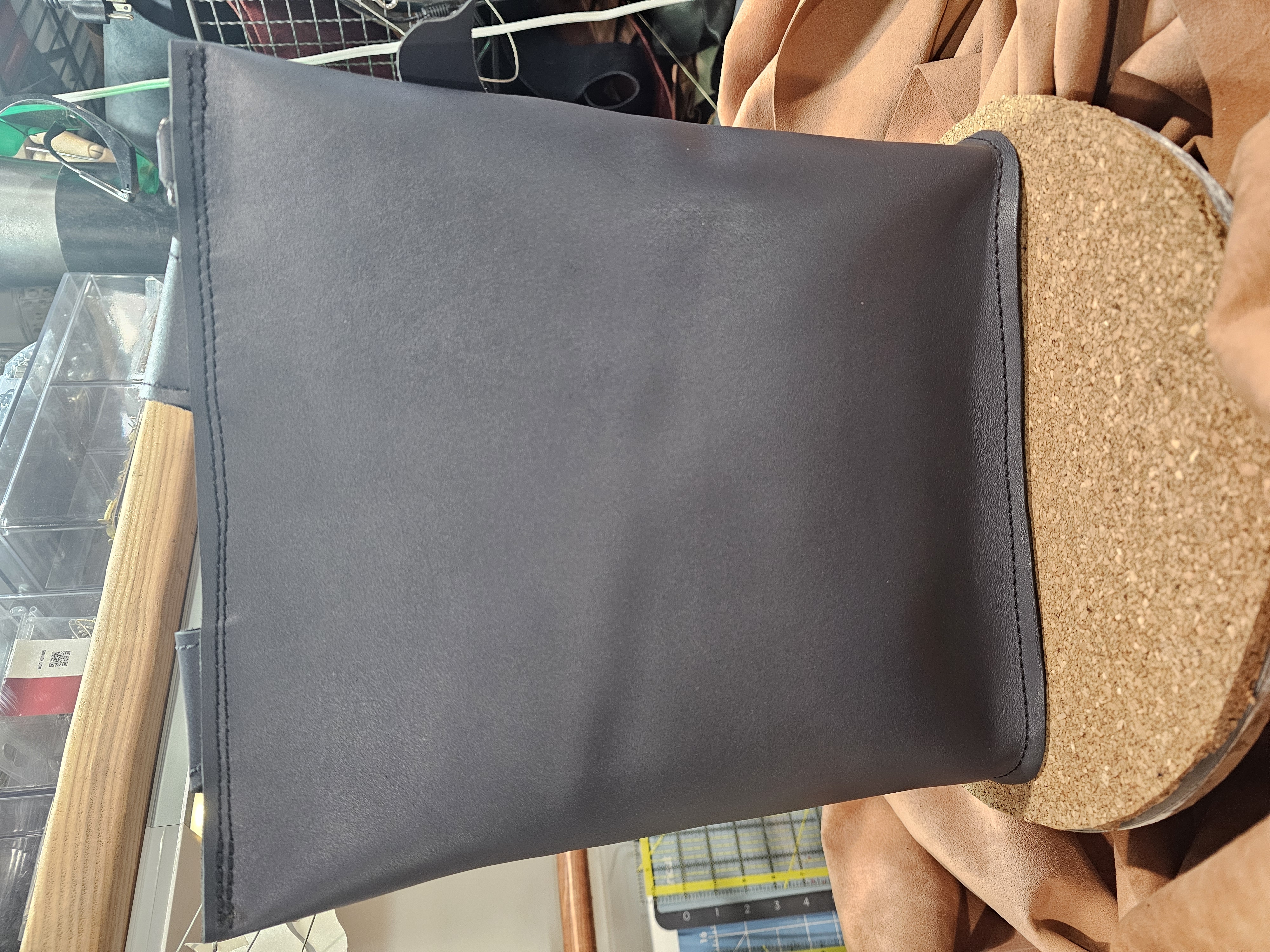 Mid Size Leather Backpack