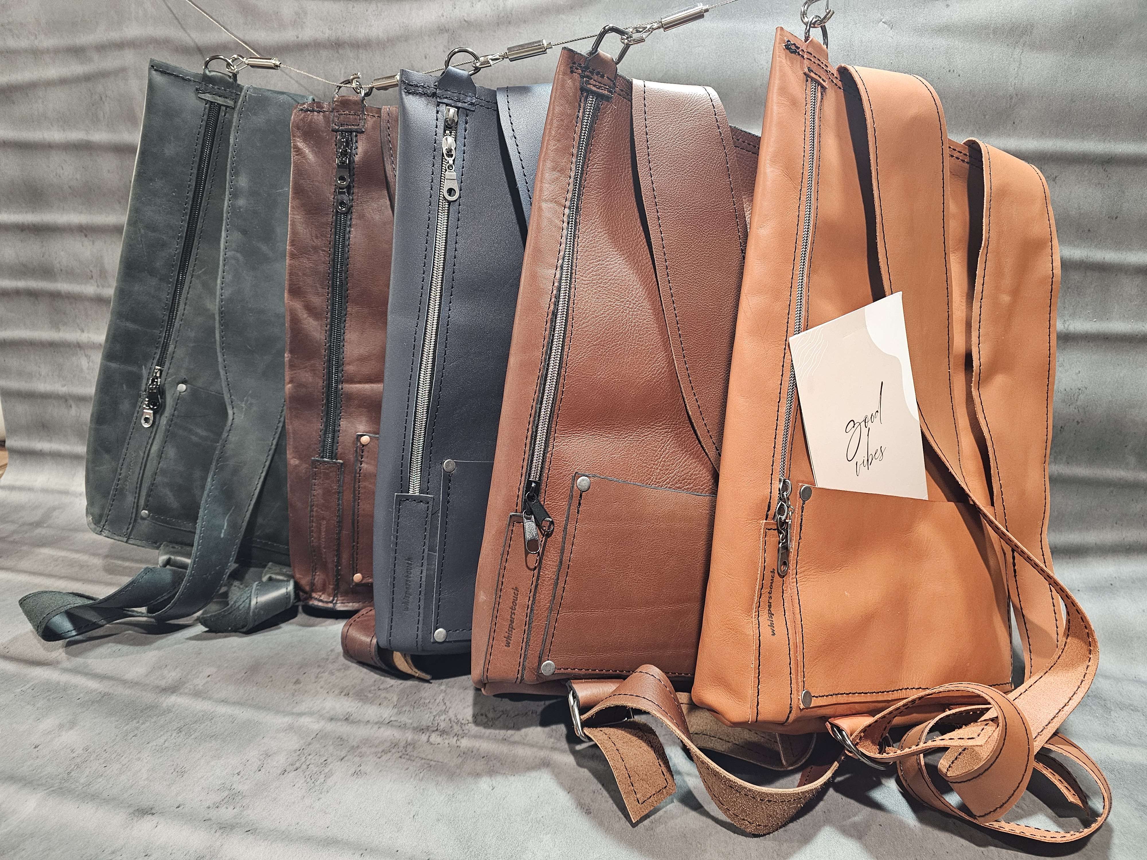 Sleek Leather Backpacks