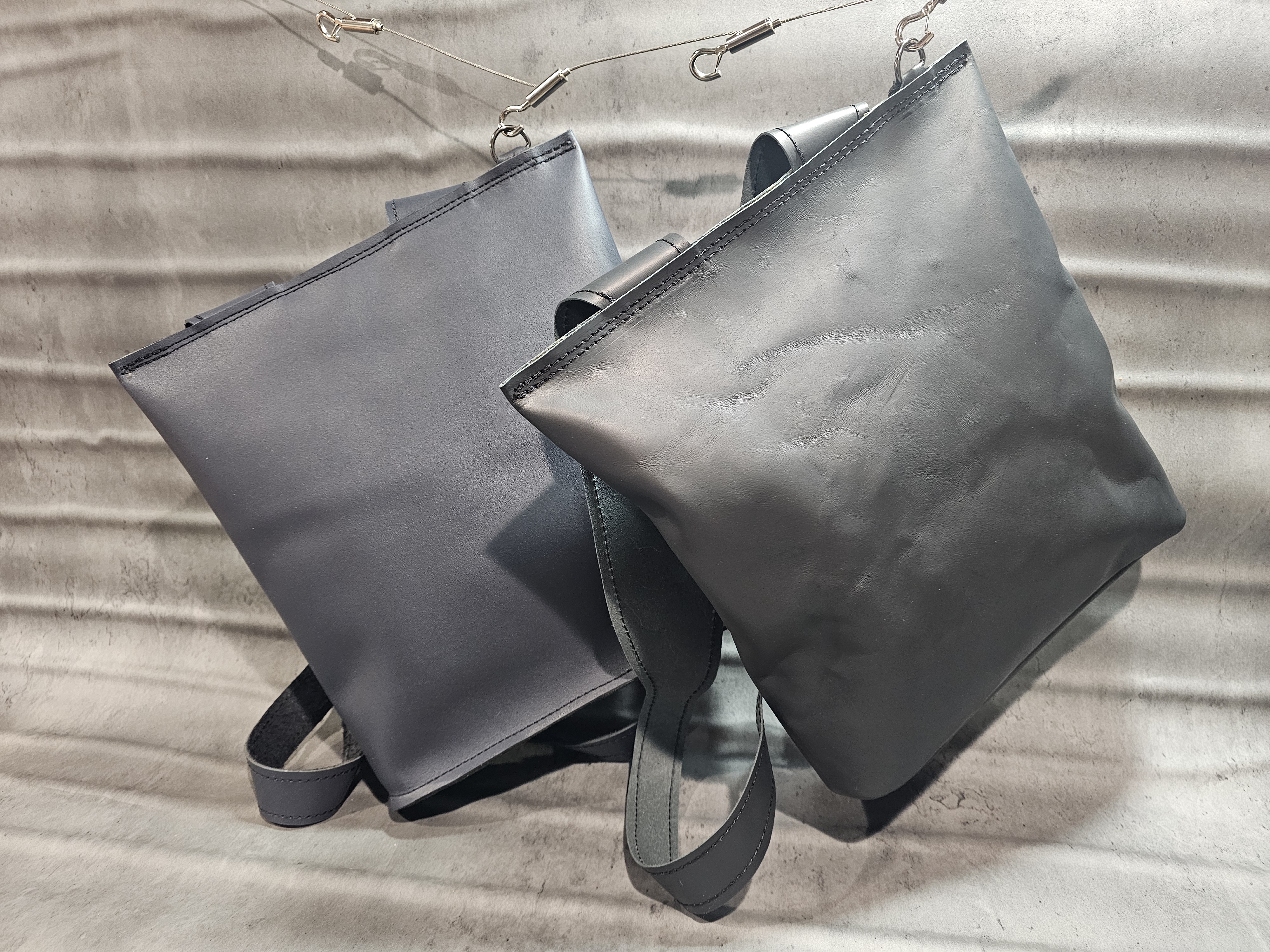 Mid Size Leather Backpack