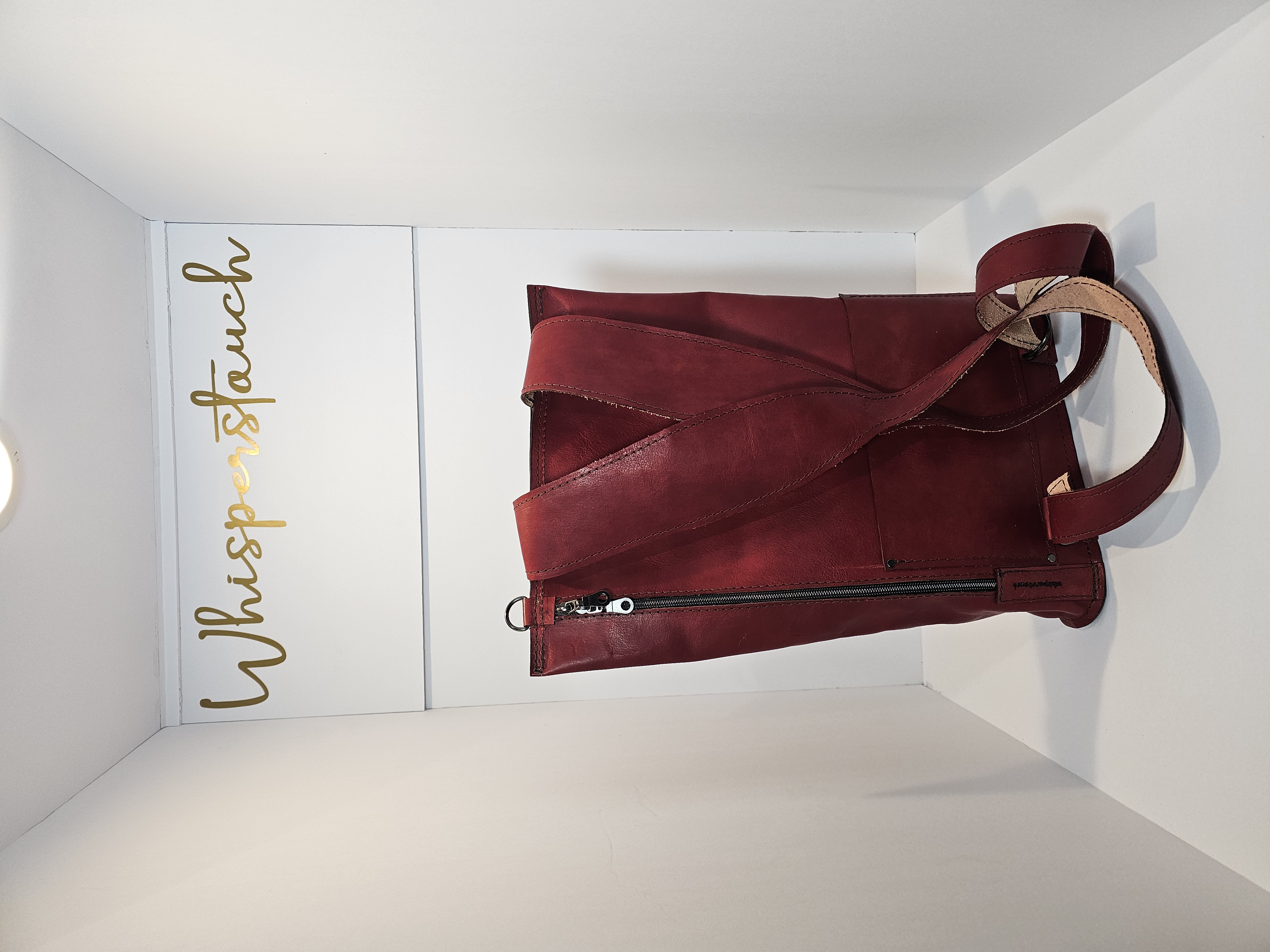 Limited Edition Red Leather Backpack