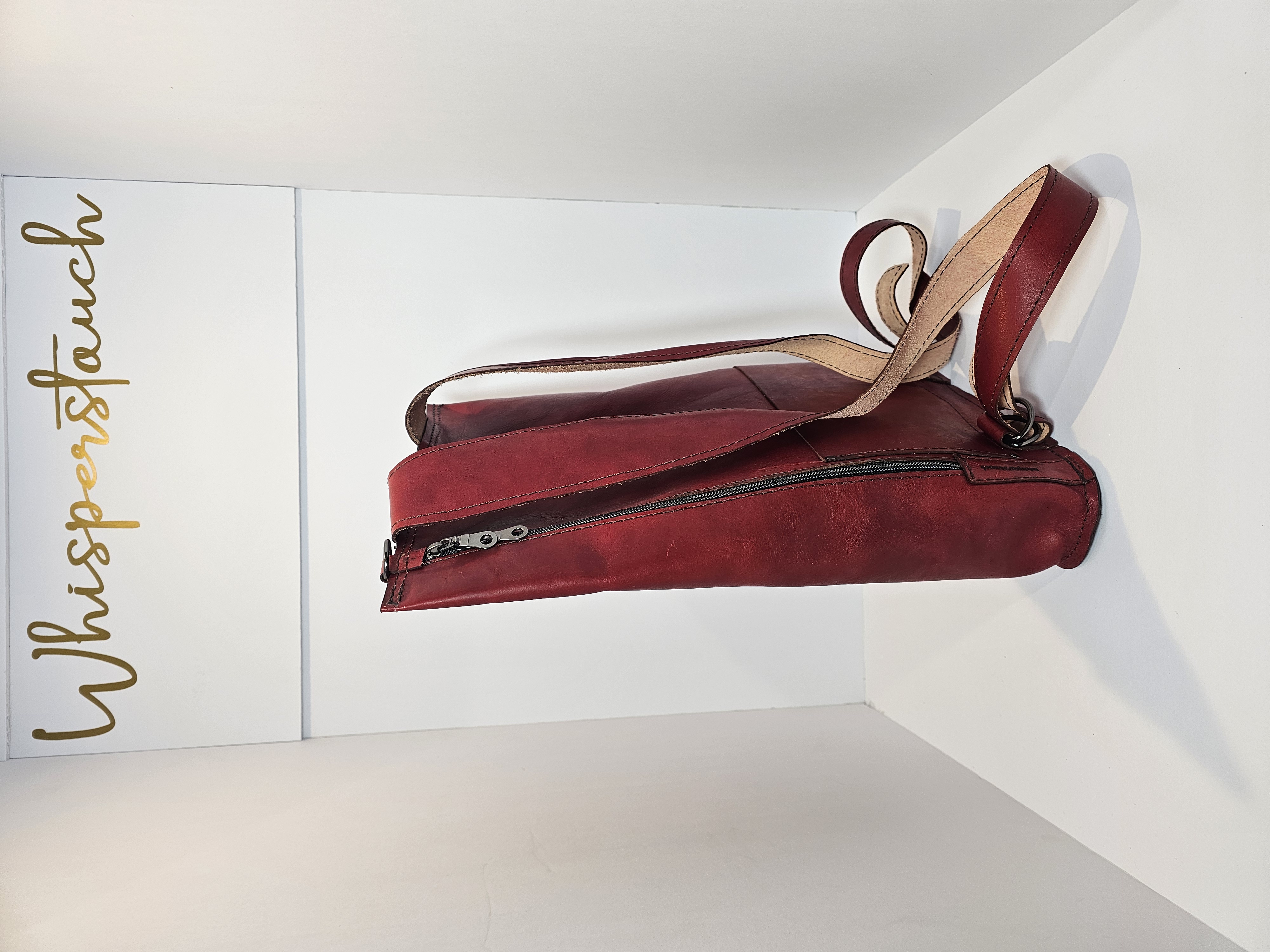 Limited Edition Red Leather Backpack