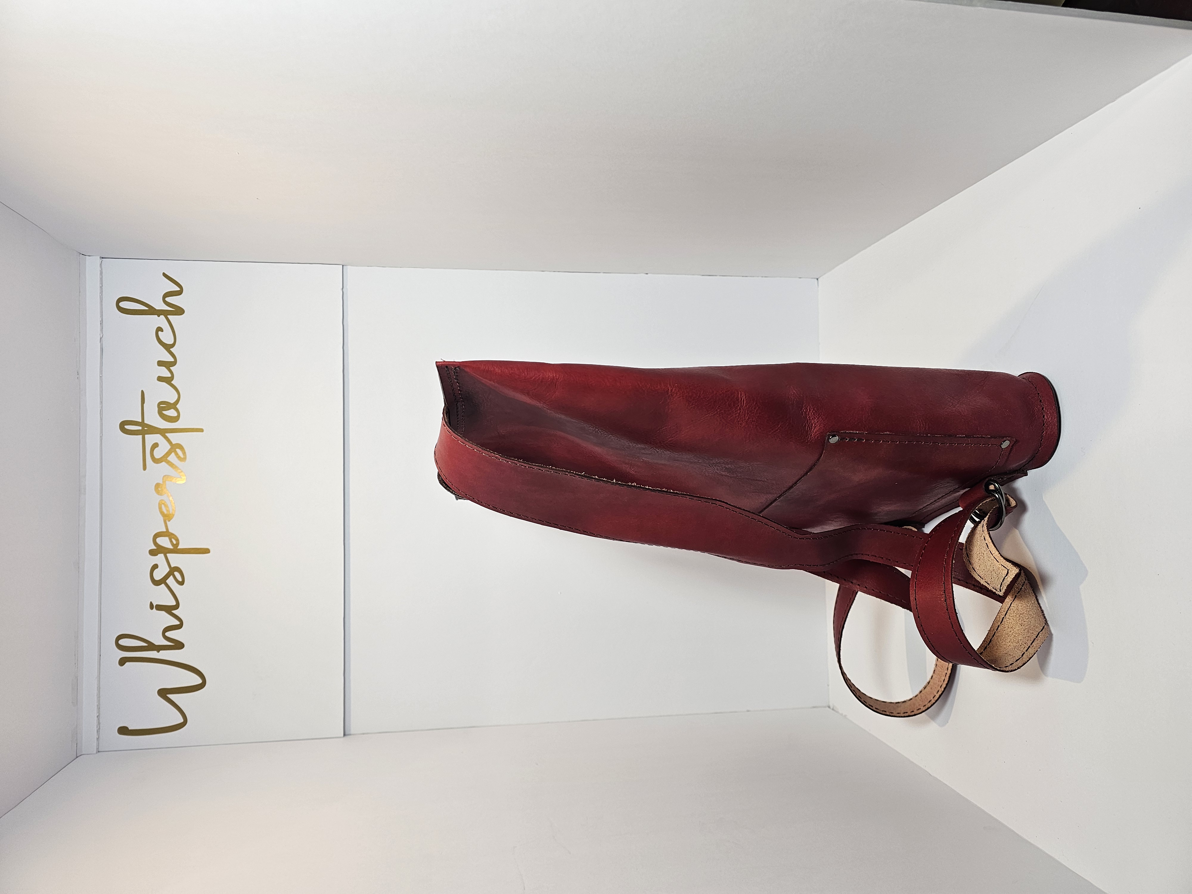 Limited Edition Red Leather Backpack