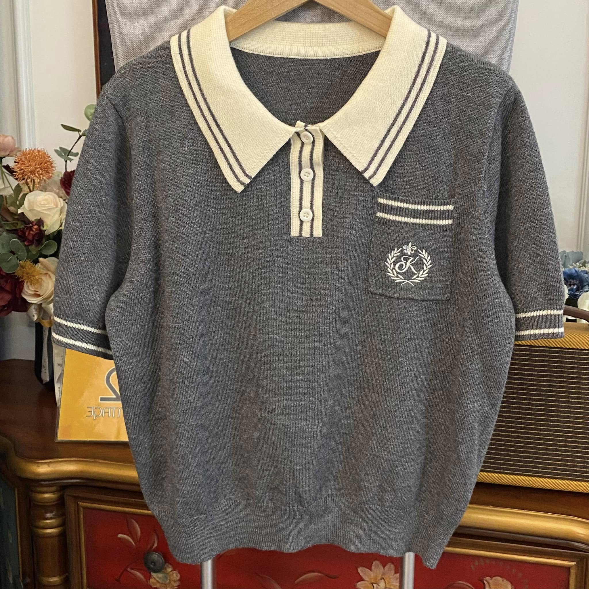 Áo Mongtoghi Nữ Cộc Tay - Có Cổ