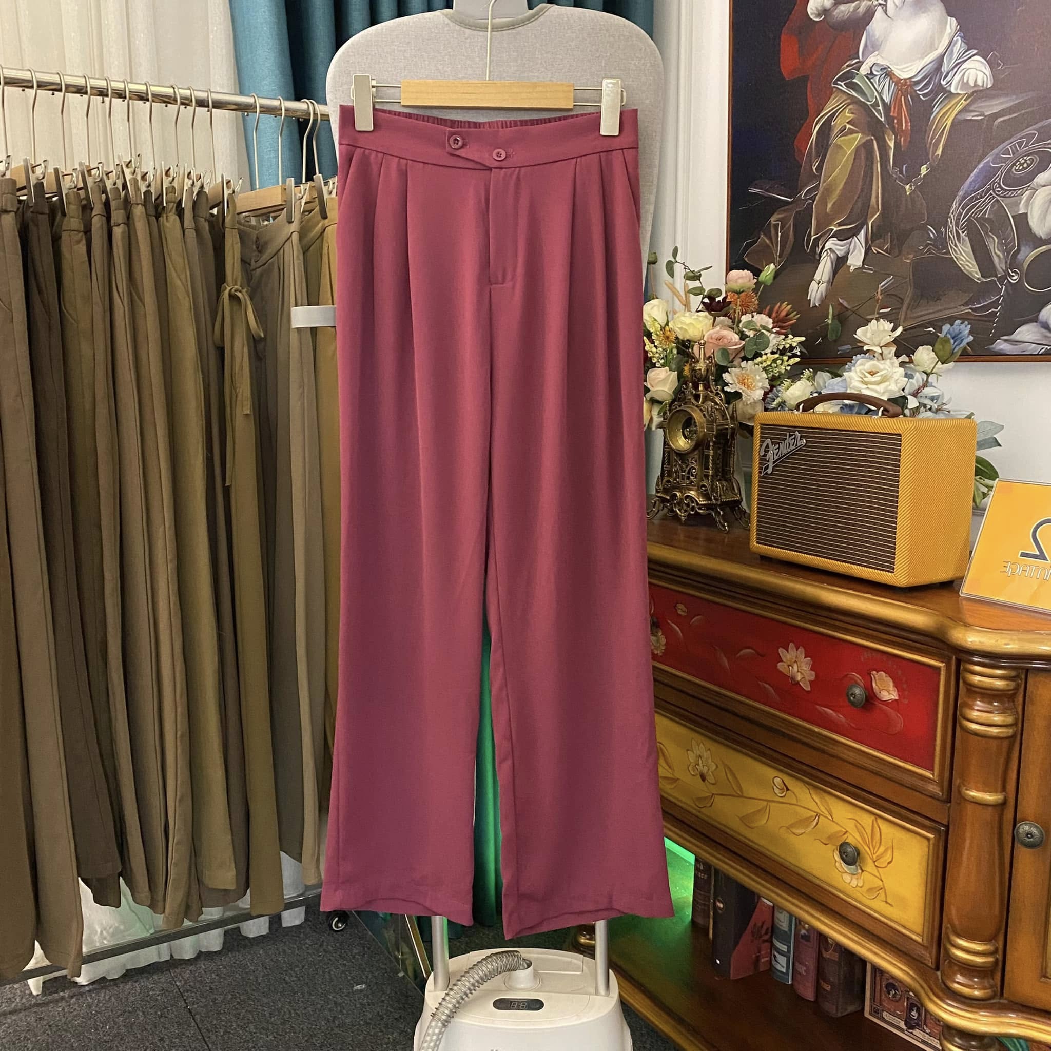 Quần Tây - Quần Âu Nữ Ống Suông 