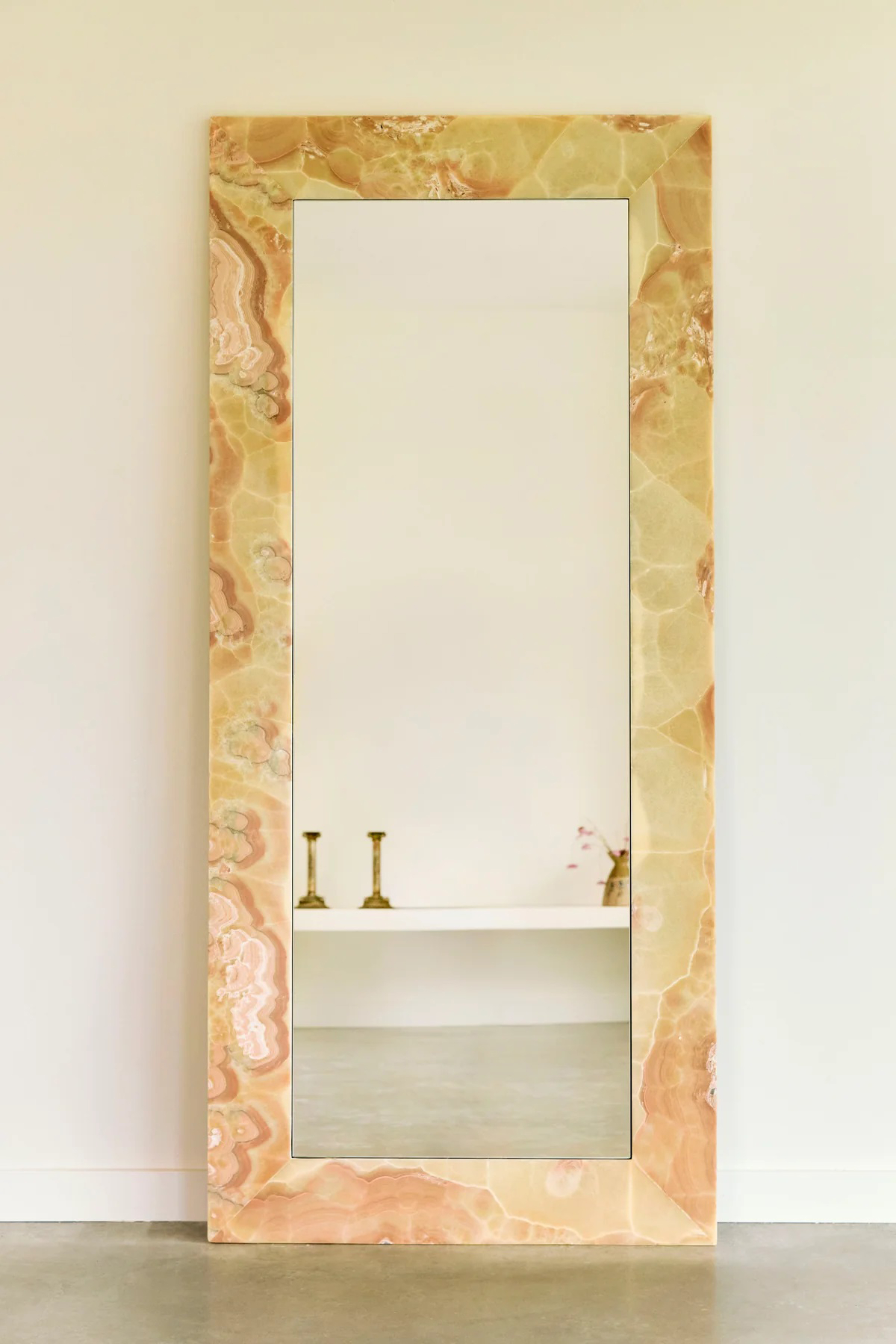 Suna Honey Onyx Mirror