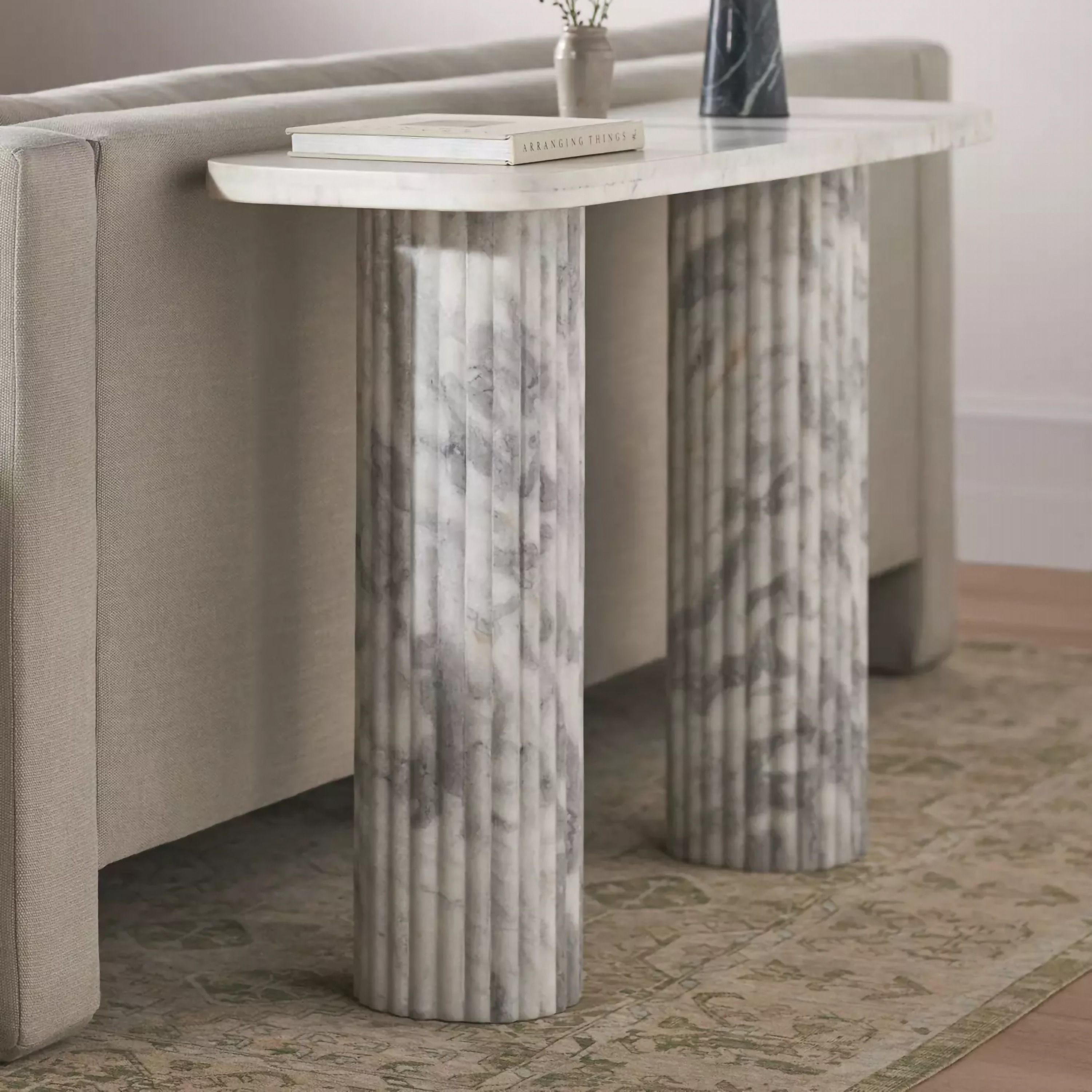 Kanta Marble Console Table