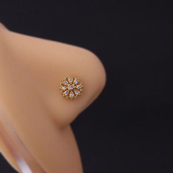 Sleek and Stylish Lab-Grown Diamond Nose Pin – Shine with Every Look