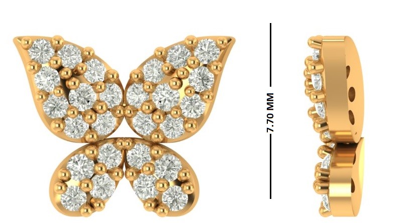 Butterfly Stud Earrings
