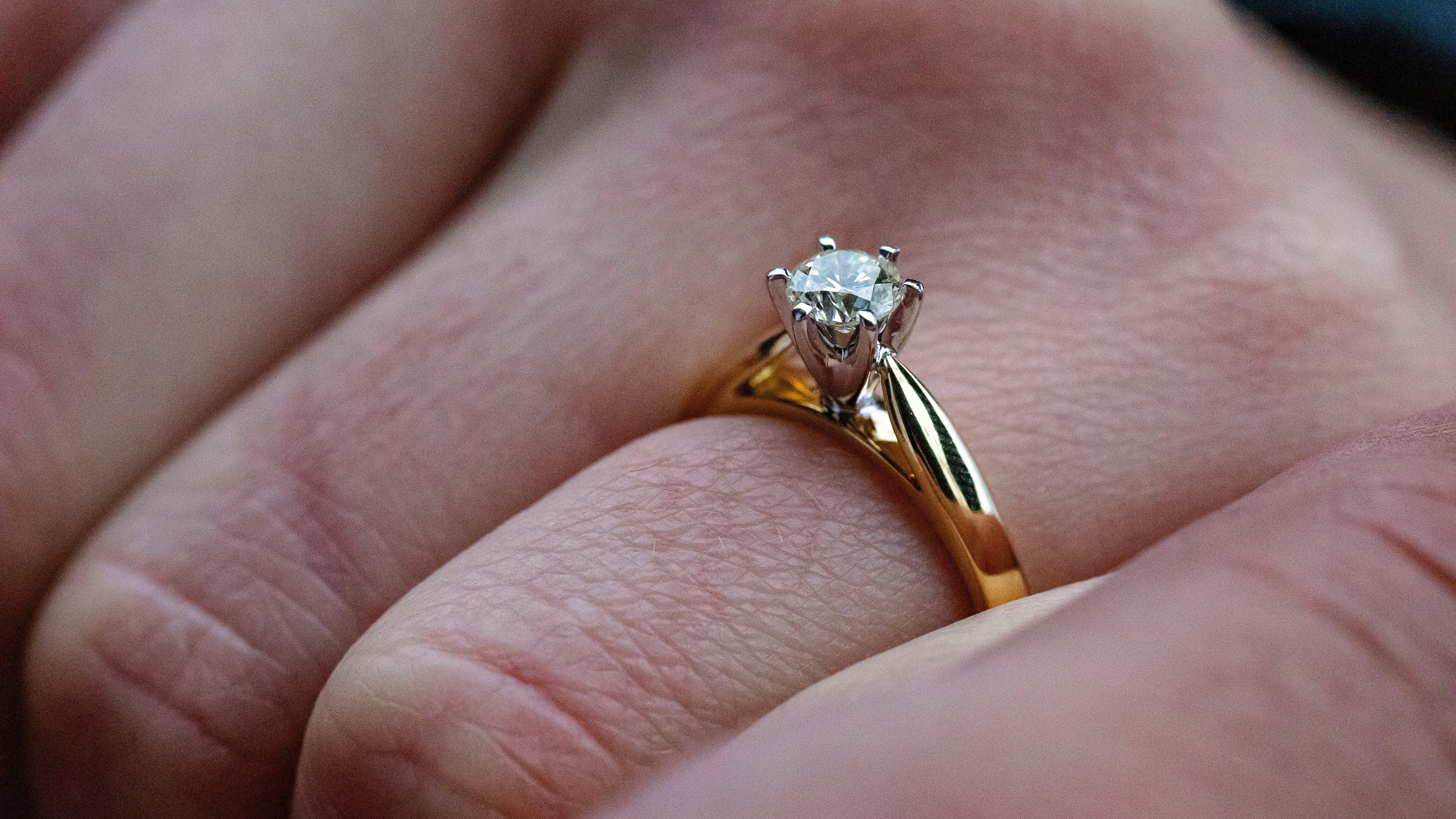 Solitaire Lab Grown Diamond Engagement Ring