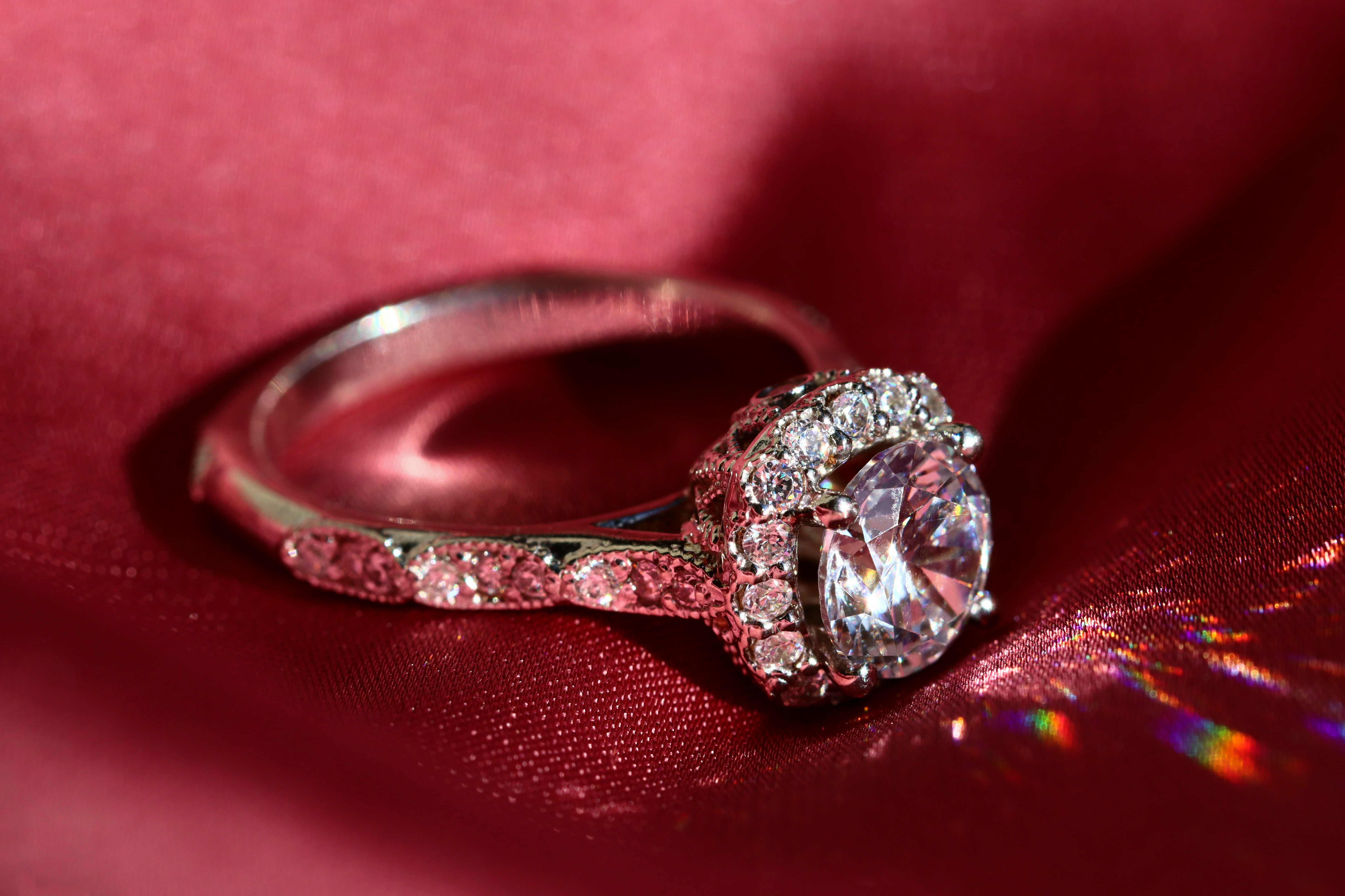 Elegant Lab Grown Diamond Engagement Ring