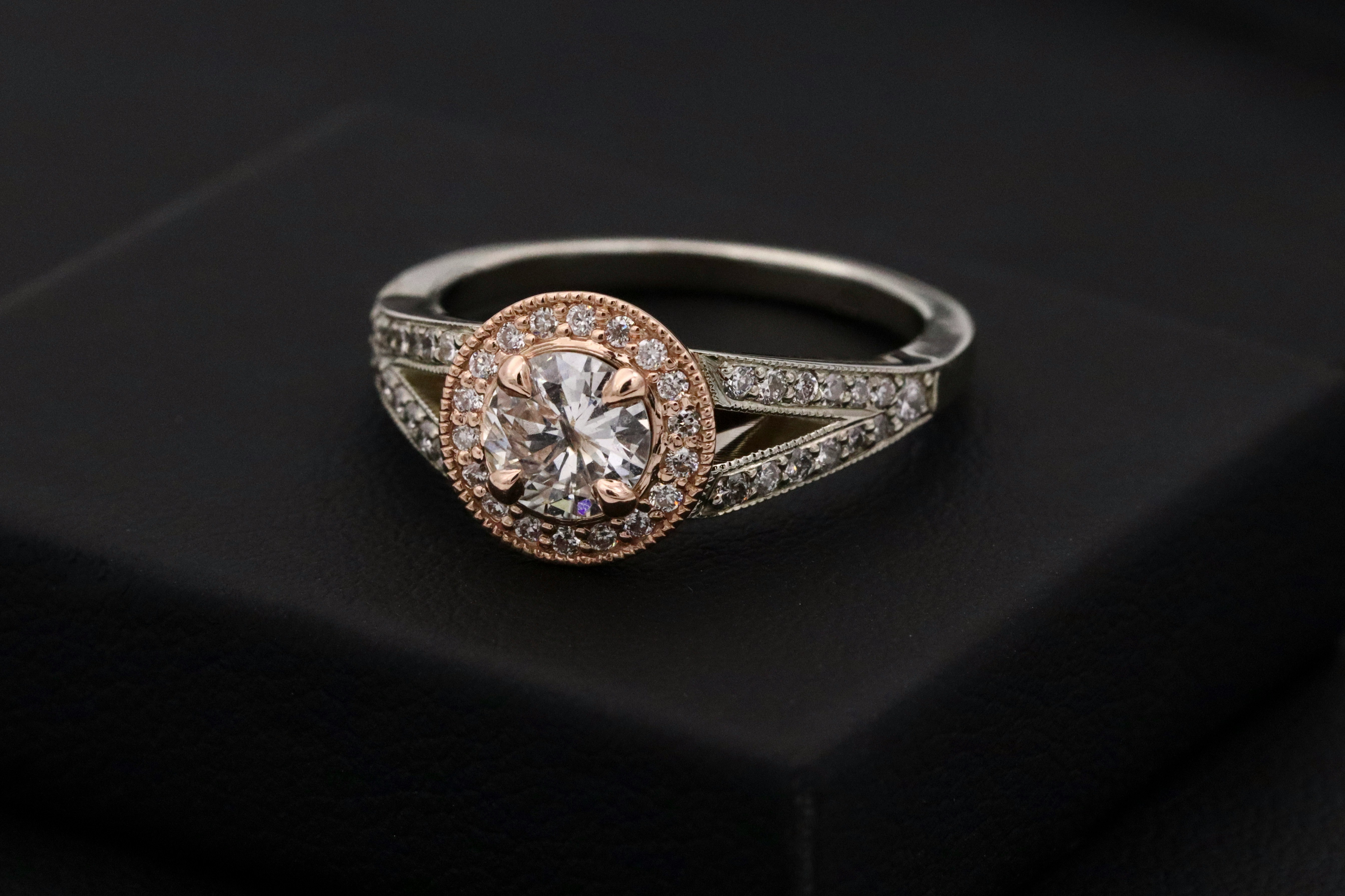 Exquisite Lab Grown Diamond Engagement Ring