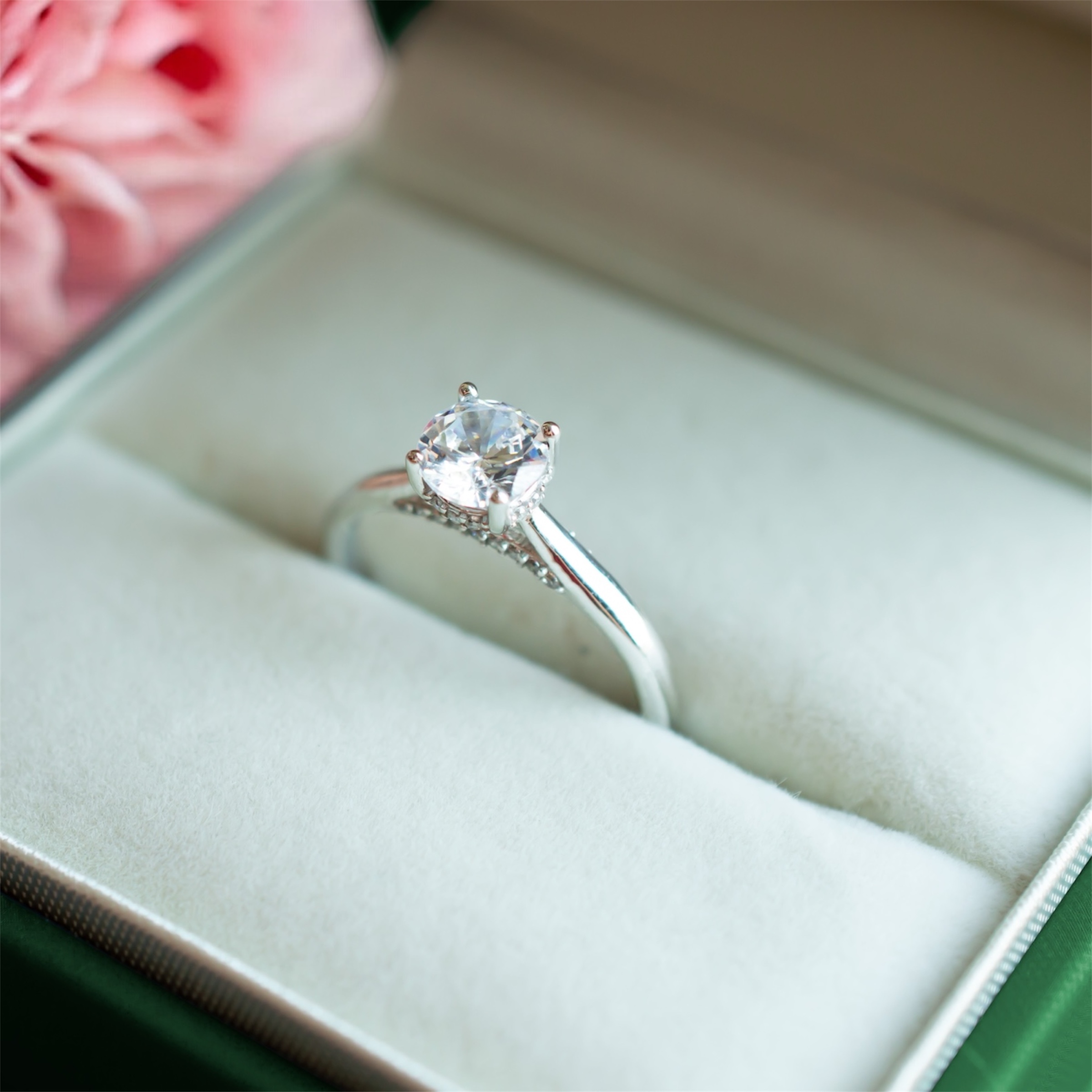 Elegant Lab Grown Diamond Ring