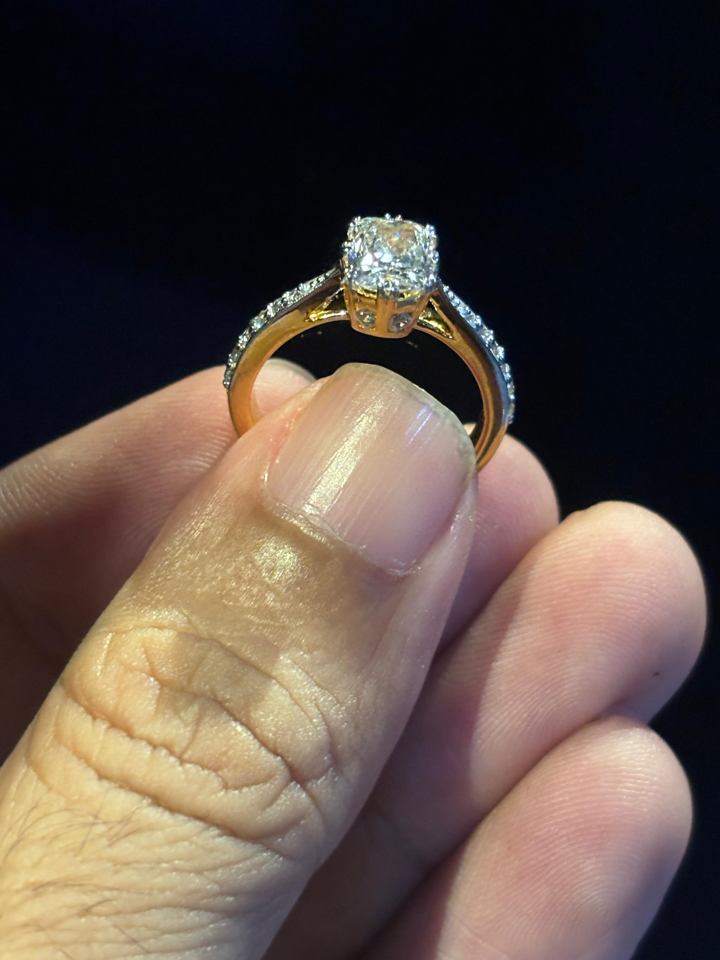 Eternal Brilliance: A Lab-Grown Diamond Engagement Ring