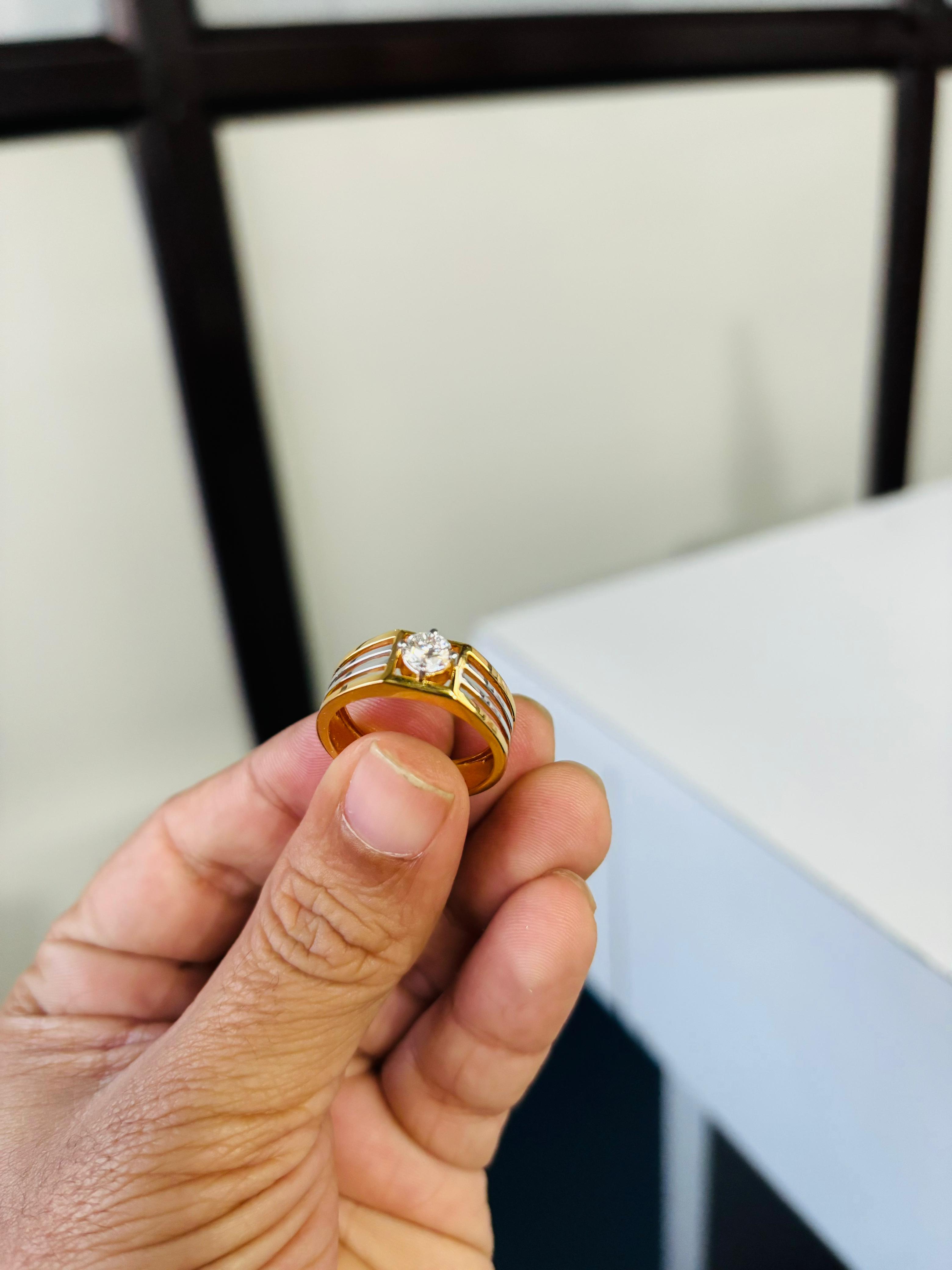 Shine with Elegance: The Ultimate Men’s Solitaire Lab-Grown Diamond Ring