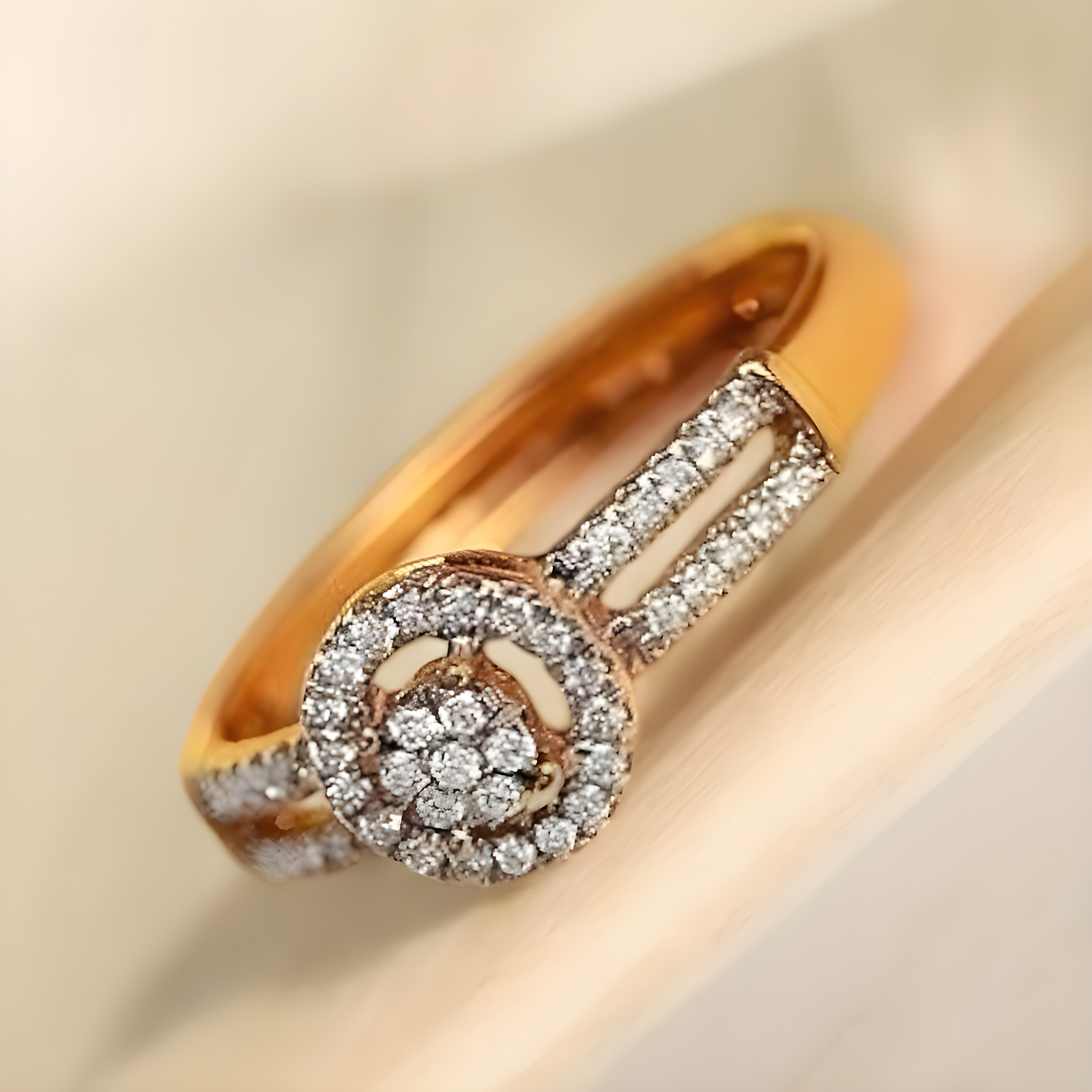 Gold Diamond Ring
