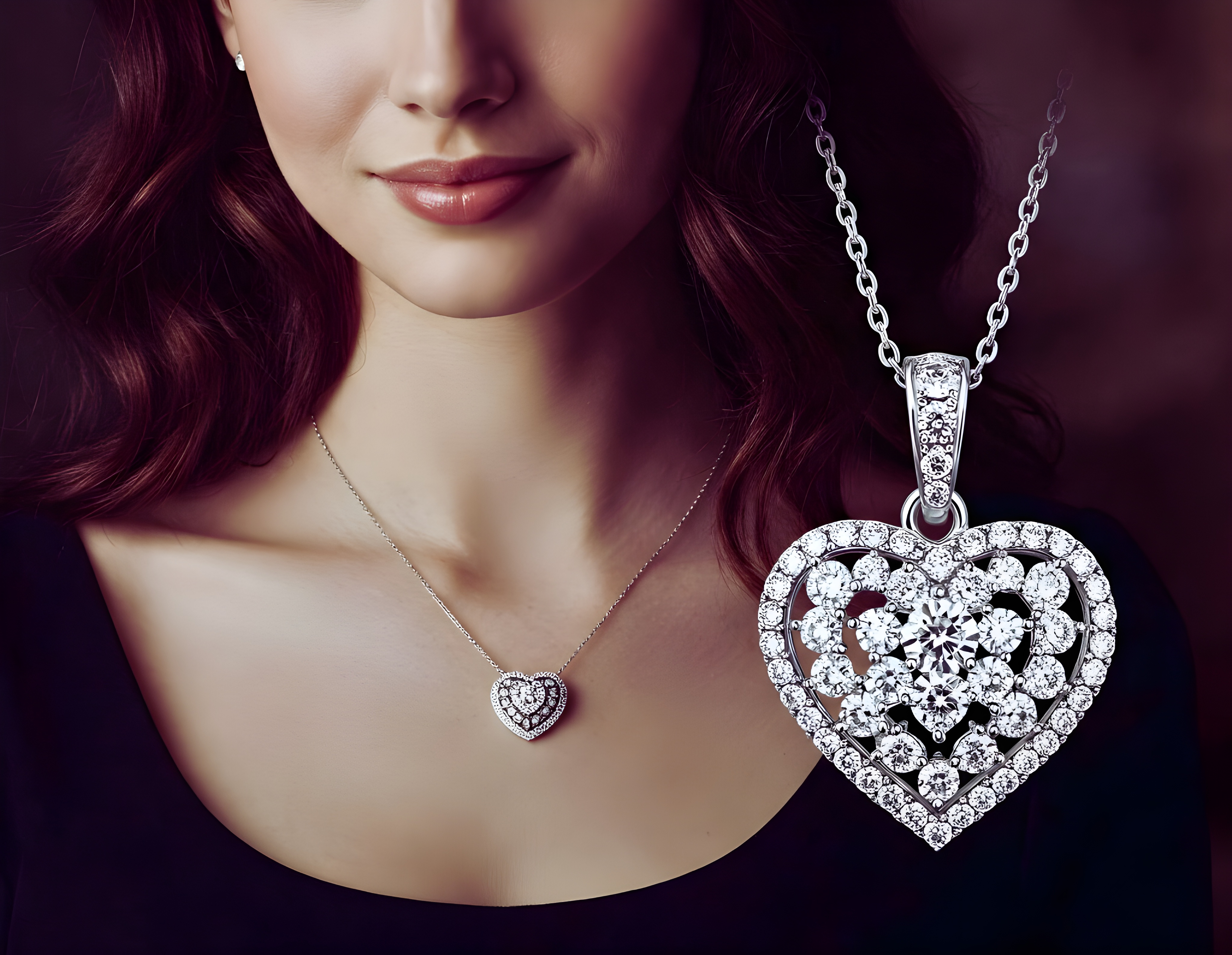 Luna Heart – Lab-Grown Diamond Pendant