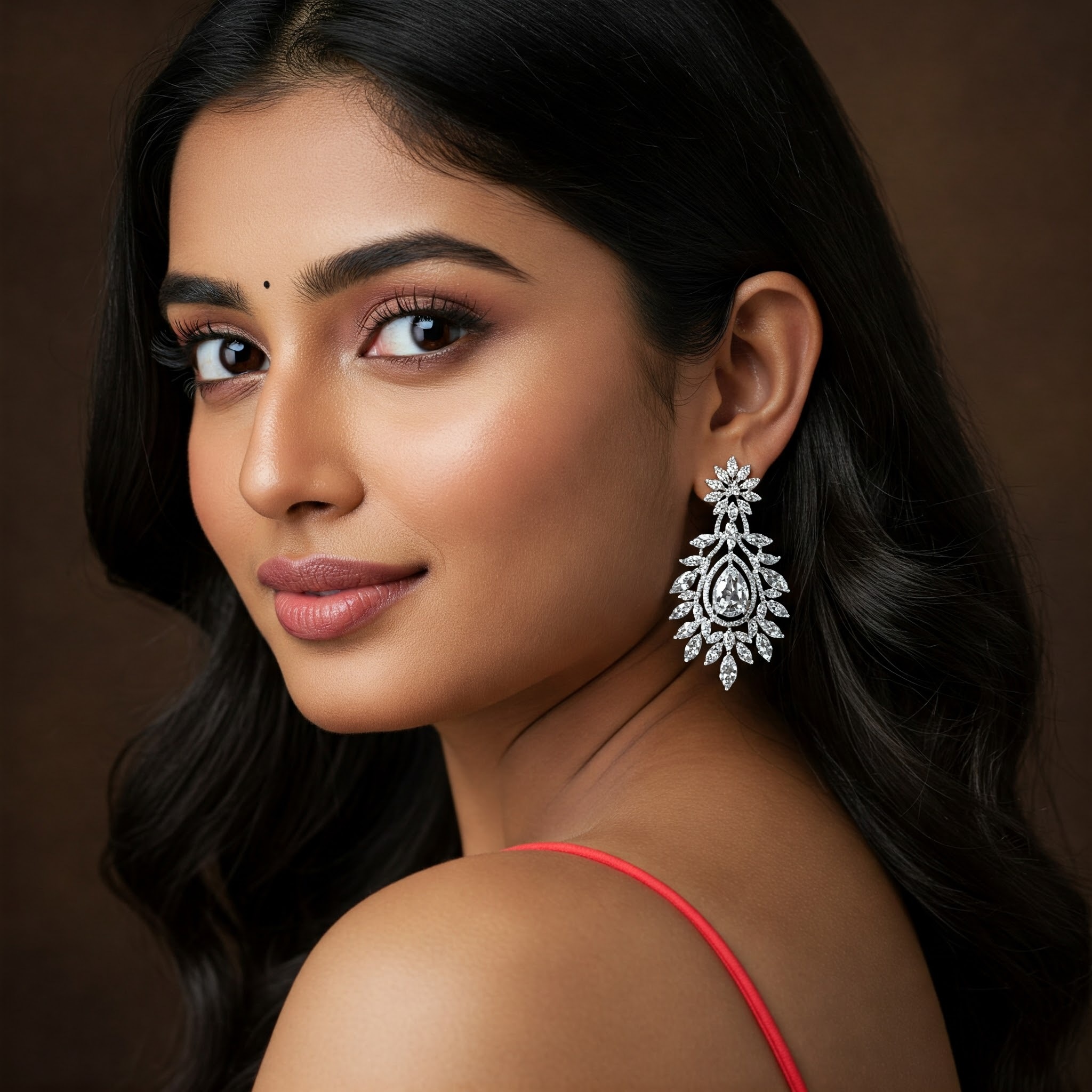 Timeless Elegance: Diamond Drop Earrings