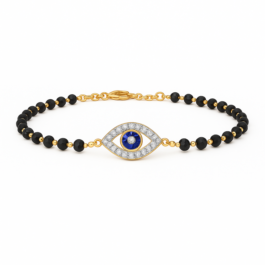Guardian of Grace: Evil Eye Diamond Bracelet