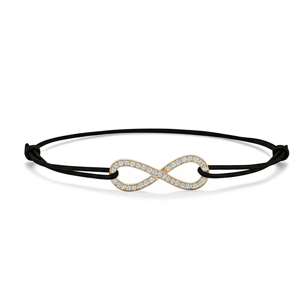 Forever Yours: Infinity Diamond Bracelet