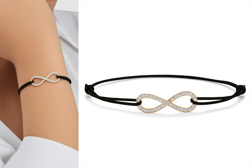 Forever Yours: Infinity Diamond Bracelet