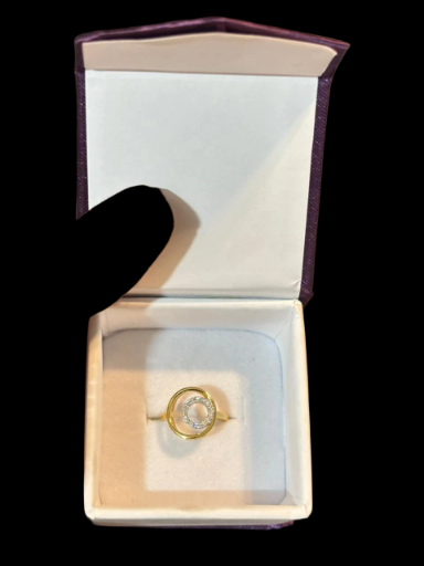 Premium Dual-Circle Lab Diamond Ring