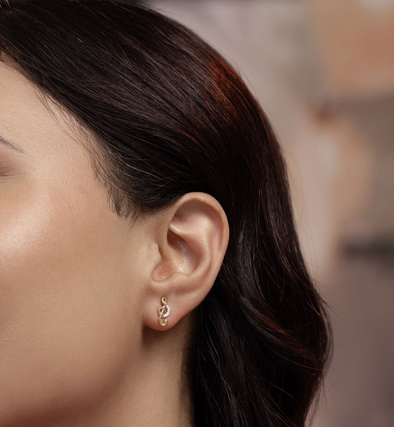 Musical Note Lab Grown Diamond Earrings