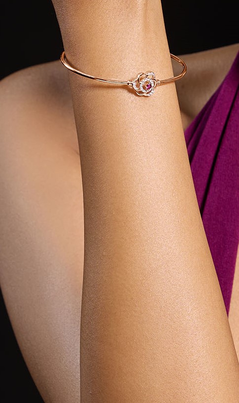 Ruby Bloom Lab-Grown Diamond Bracelet