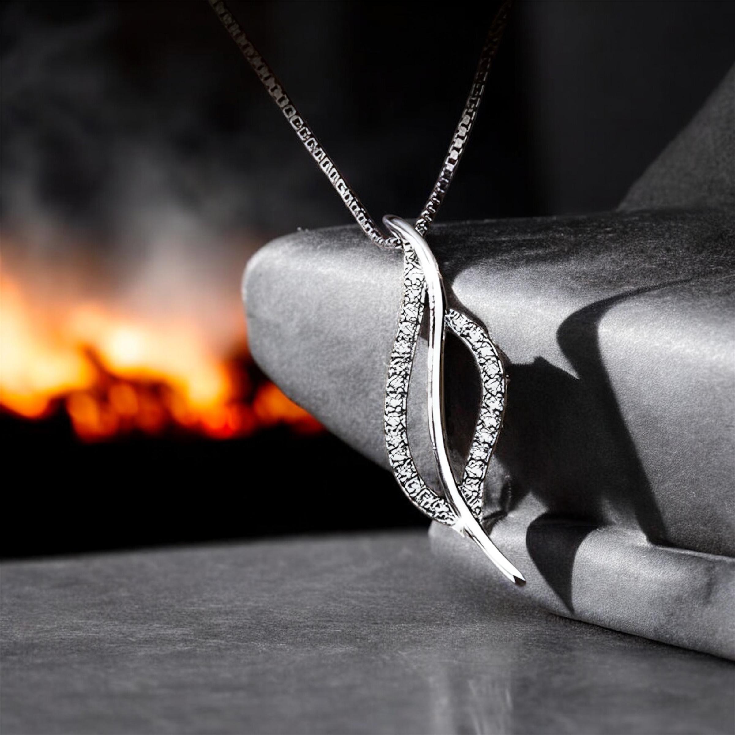 Flame of Love Lab-Grown Diamond Pendant