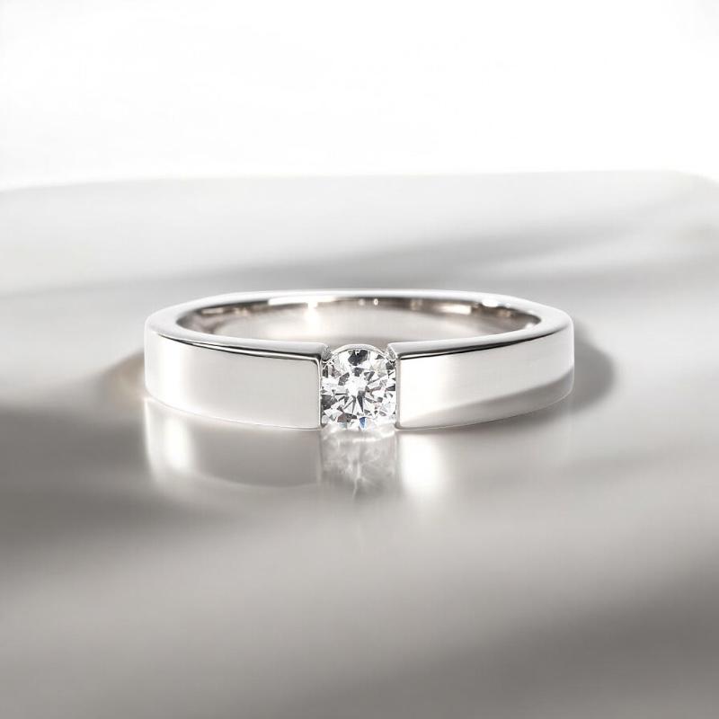 Eternal Love Lab-Grown Diamond Ring in Sterling Silver