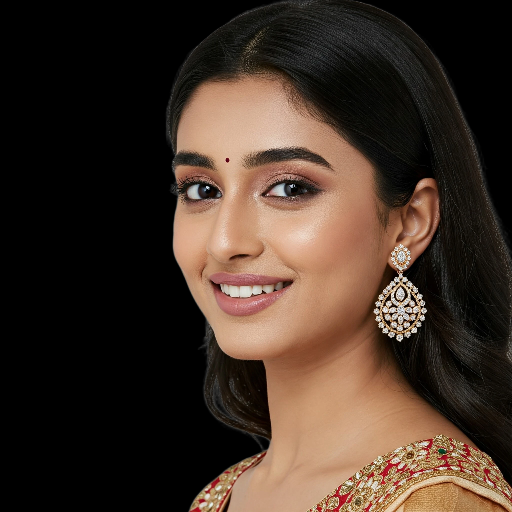 Golden Elegance: Lab-Grown Diamond Earrings