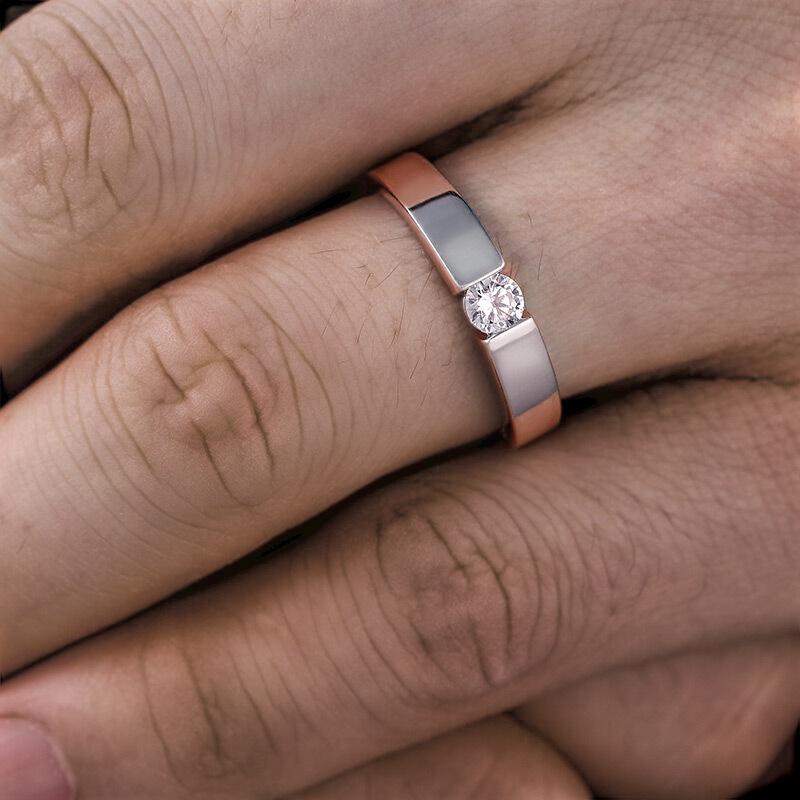 Eternal Love Lab-Grown Diamond Ring in Sterling Silver