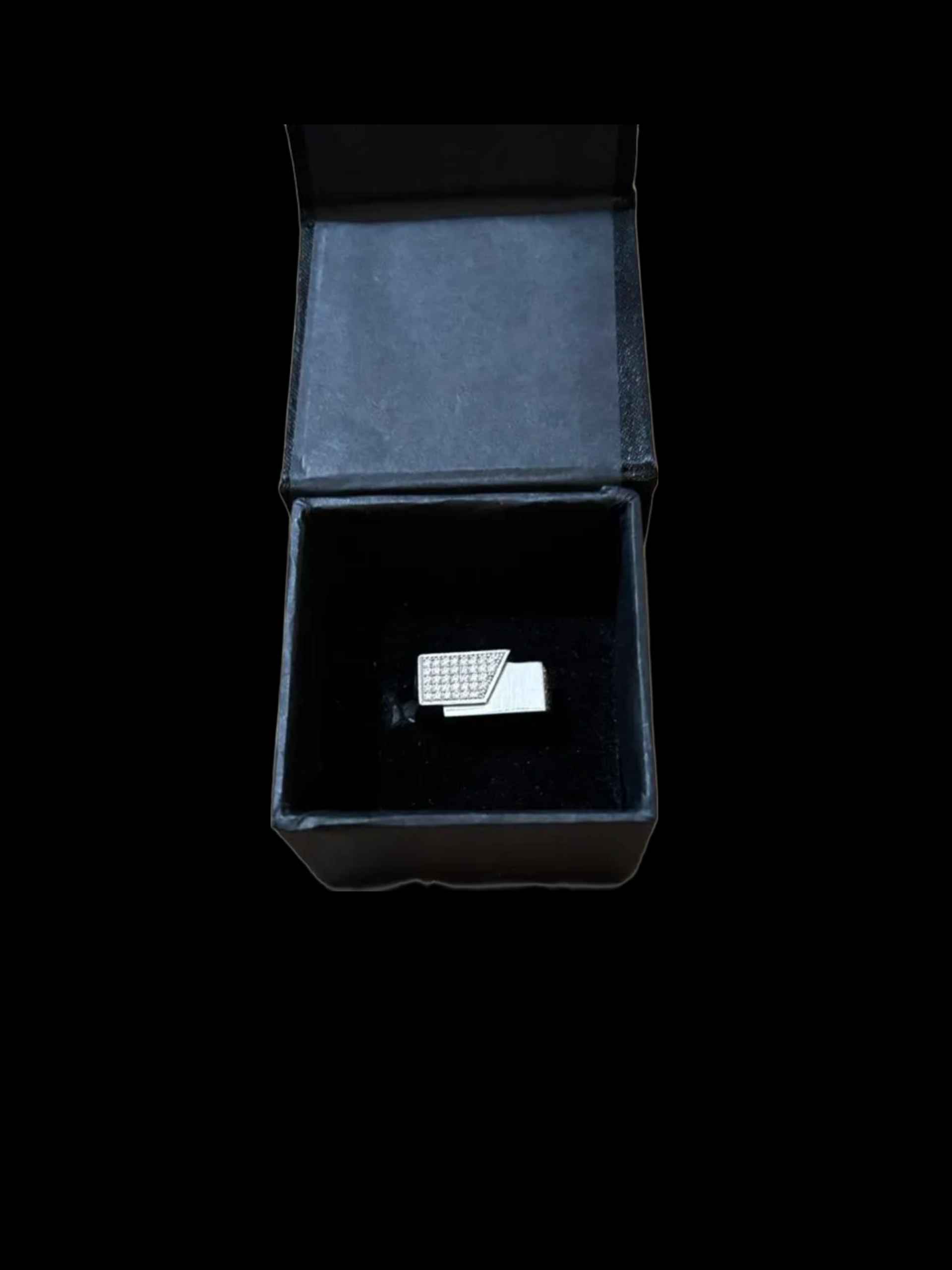Modern Geometric Lab Grown Diamond Men’s Ring