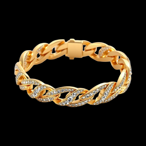 Men's Lab Grown Diamond Bracelet