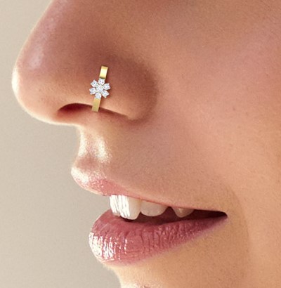 Eternal Blossom Lab-Grown Diamond Nose Ring