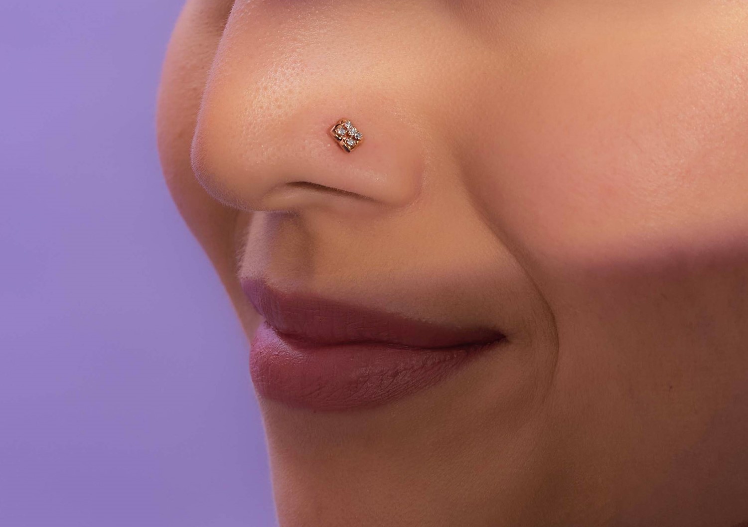 Blossom Cluster Lab Grown Diamond Nose Pin