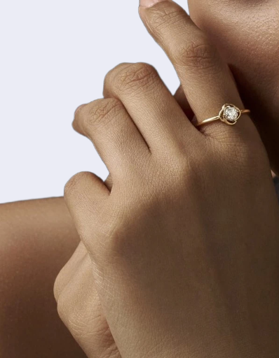 Eternal Knot Lab-Grown Diamond Ring