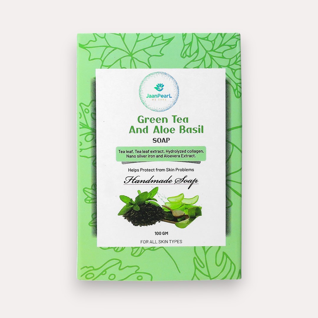 Green Tea and Aloe Basil Soap