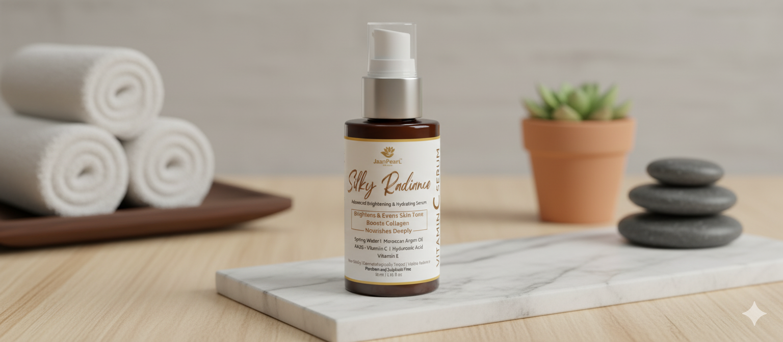 JaanPearL Silky Radiance - Vitamin C Face Serum