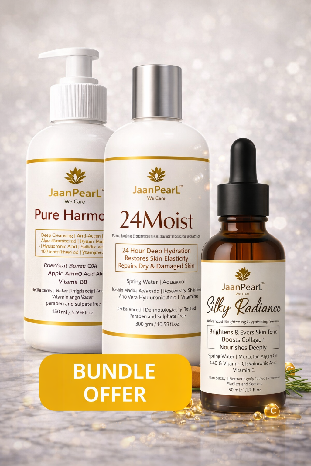 Skin Care - Combo Offer (Pure Harmony + 24 Moist + Silky Radiance)