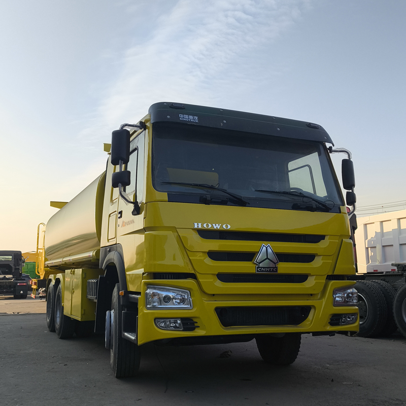 Sinotruk Howo Used 6*4 20000 Liters Diesel Oil Transporter Capacity Fuel Tank Tanker