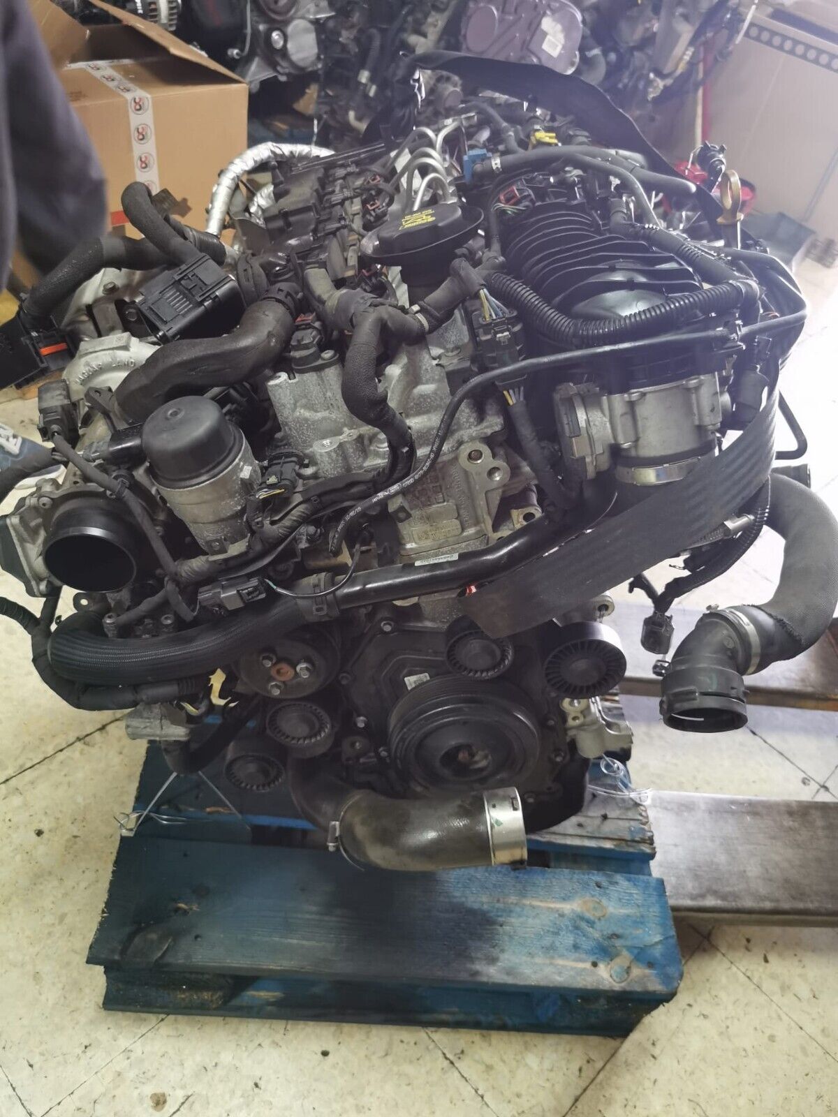 MOTORE CON INIEZIONE E TURBO JAGUAR / VELAR SIGLA 204DTD 132KW USATO 12 MESI GARANZIA