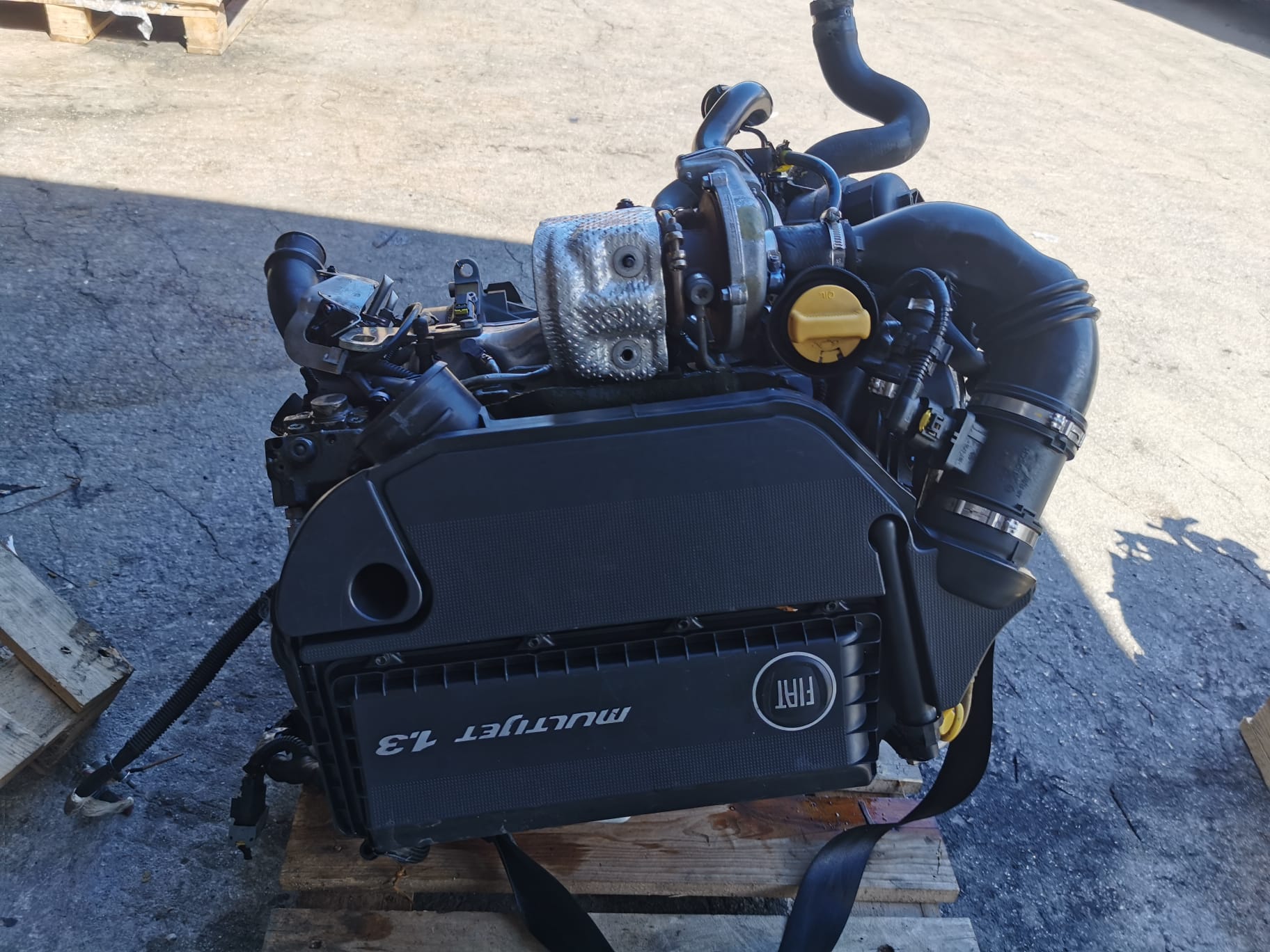 MOTORE USATO FIAT 1.3 MJET COMPLETO DI INIEZIONE E TURBO AVENTE SIGLA 199A9000