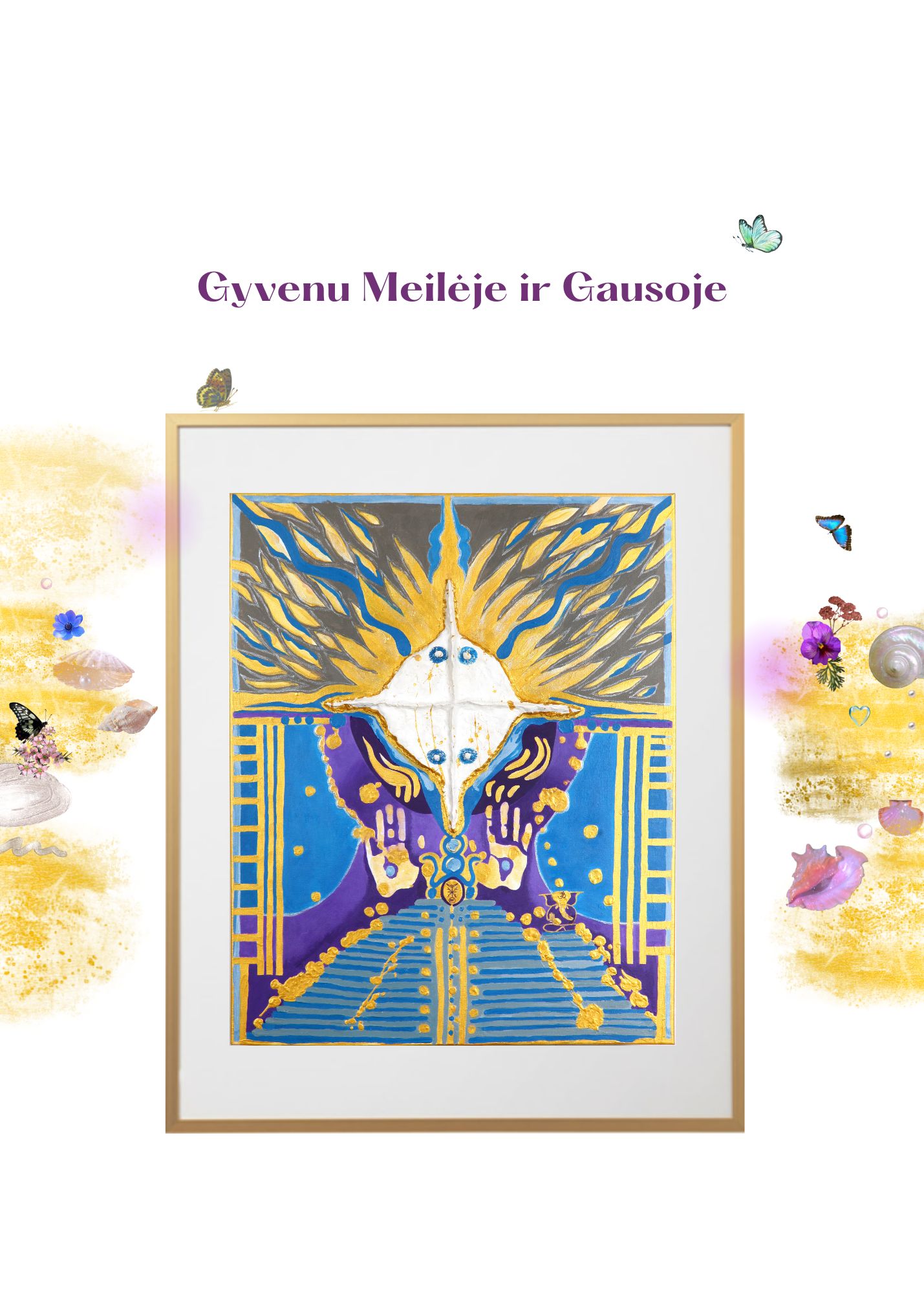 "Mano gyvenimas" / "Mi Vida" paveikslo reprodukcija 40x50cm