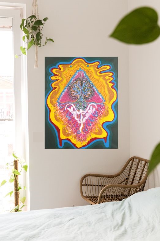 Tapybos kūrinys "Kraičio skrynia" arba "Tavo vidinis sodas žydi"