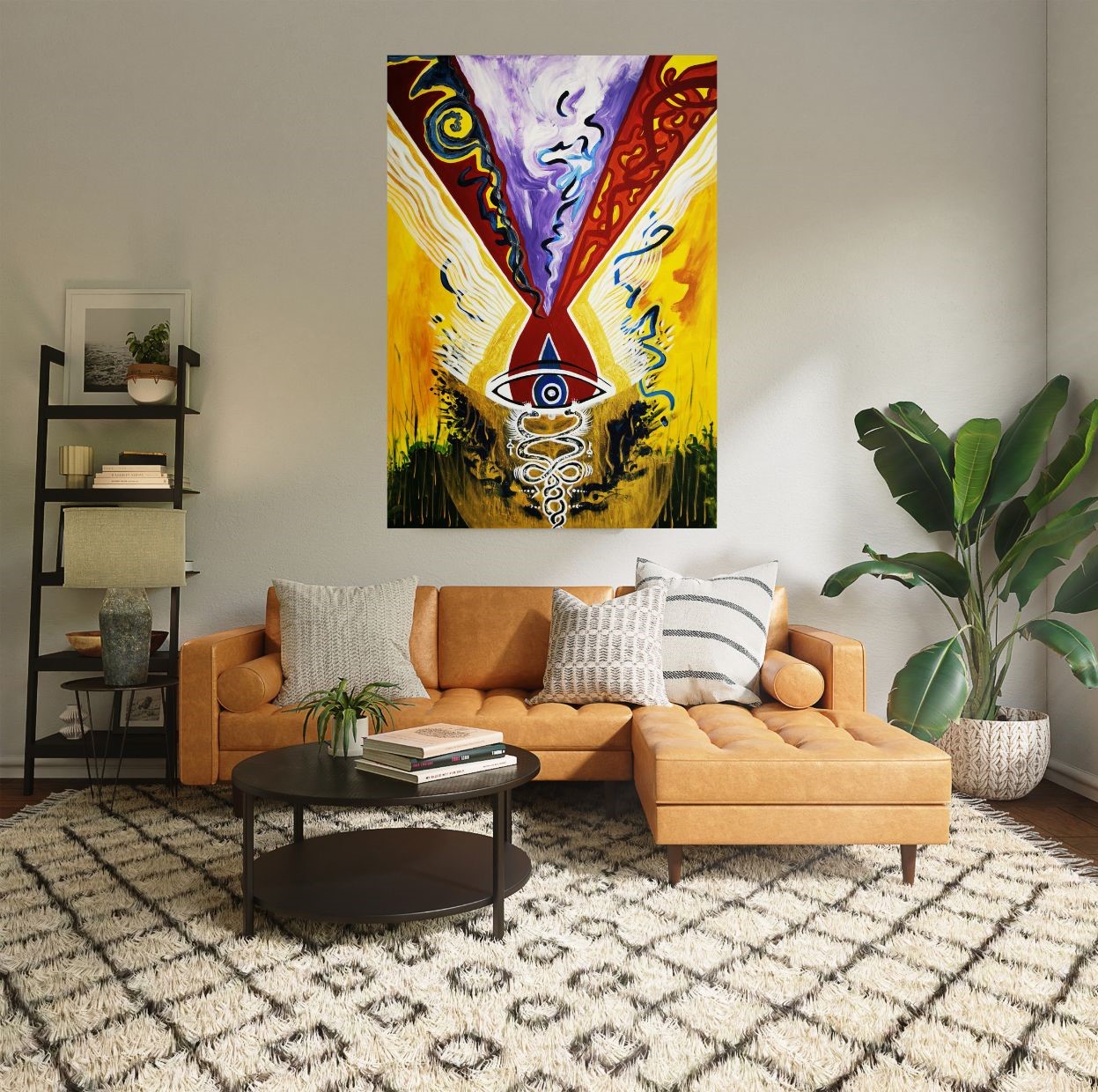 Tapybos kūrinys "Įsikūnyk. Alio, tave kviečia žemė."