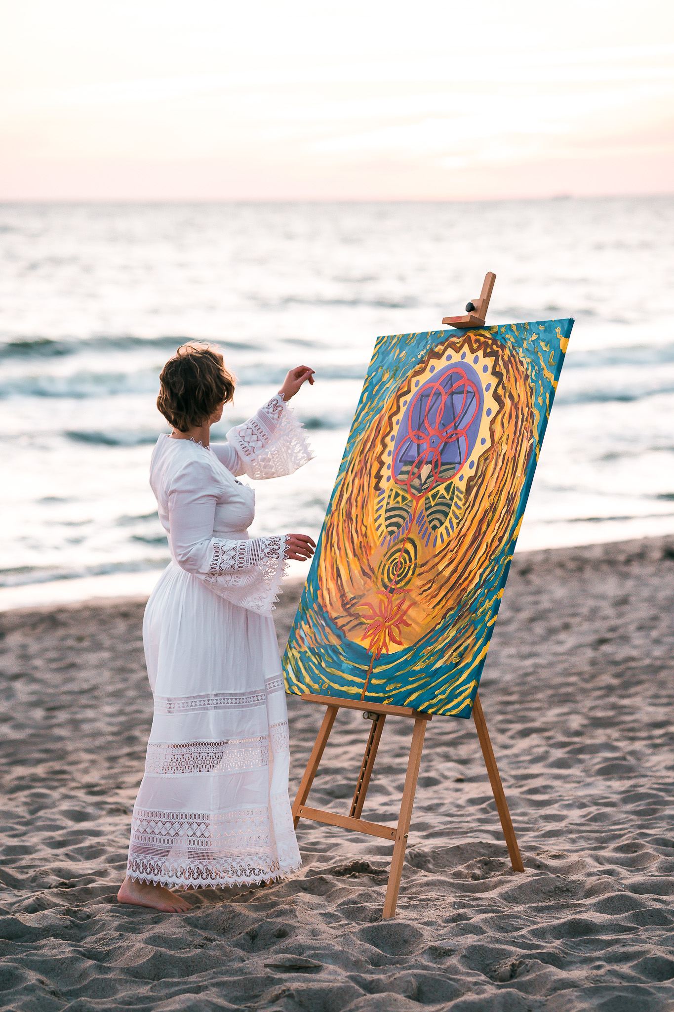 Tapybos kūrinys "Balansas" arba "Aš esu - ir to pakanka"