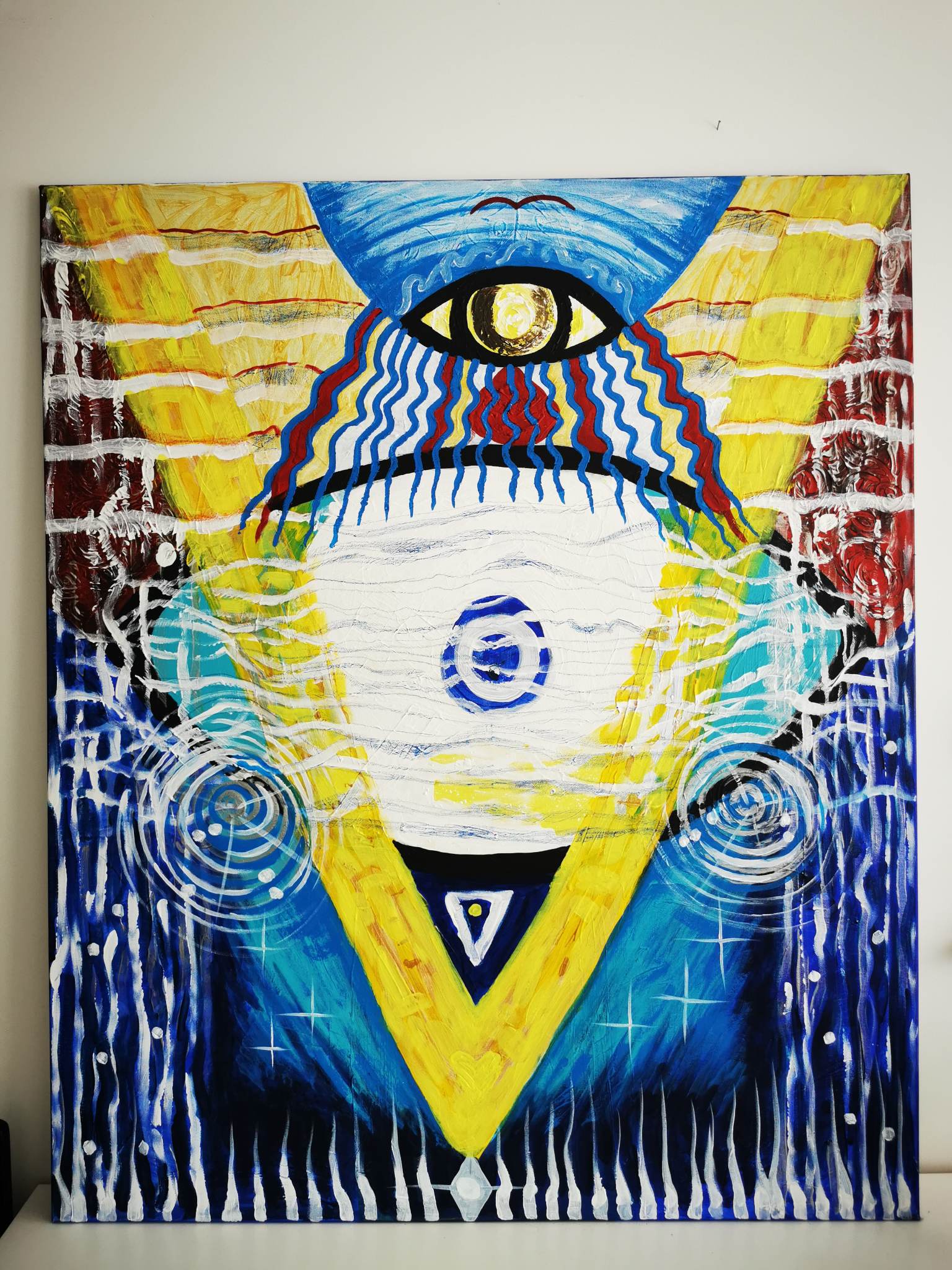 Tapybos kūrinys "Satera"/"Esi meilė, kurios tau reikia"