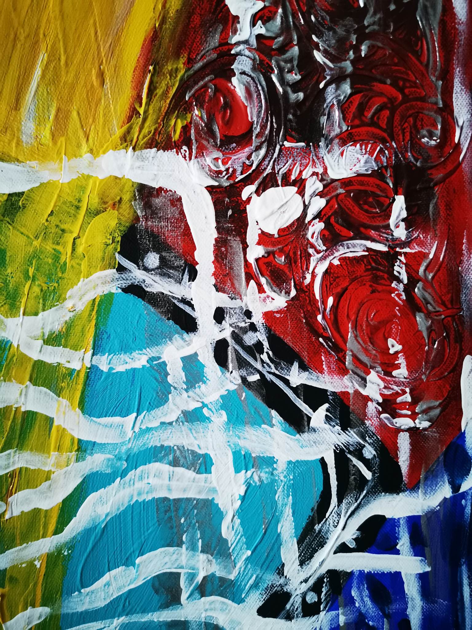 Tapybos kūrinys "Satera"/"Esi meilė, kurios tau reikia"