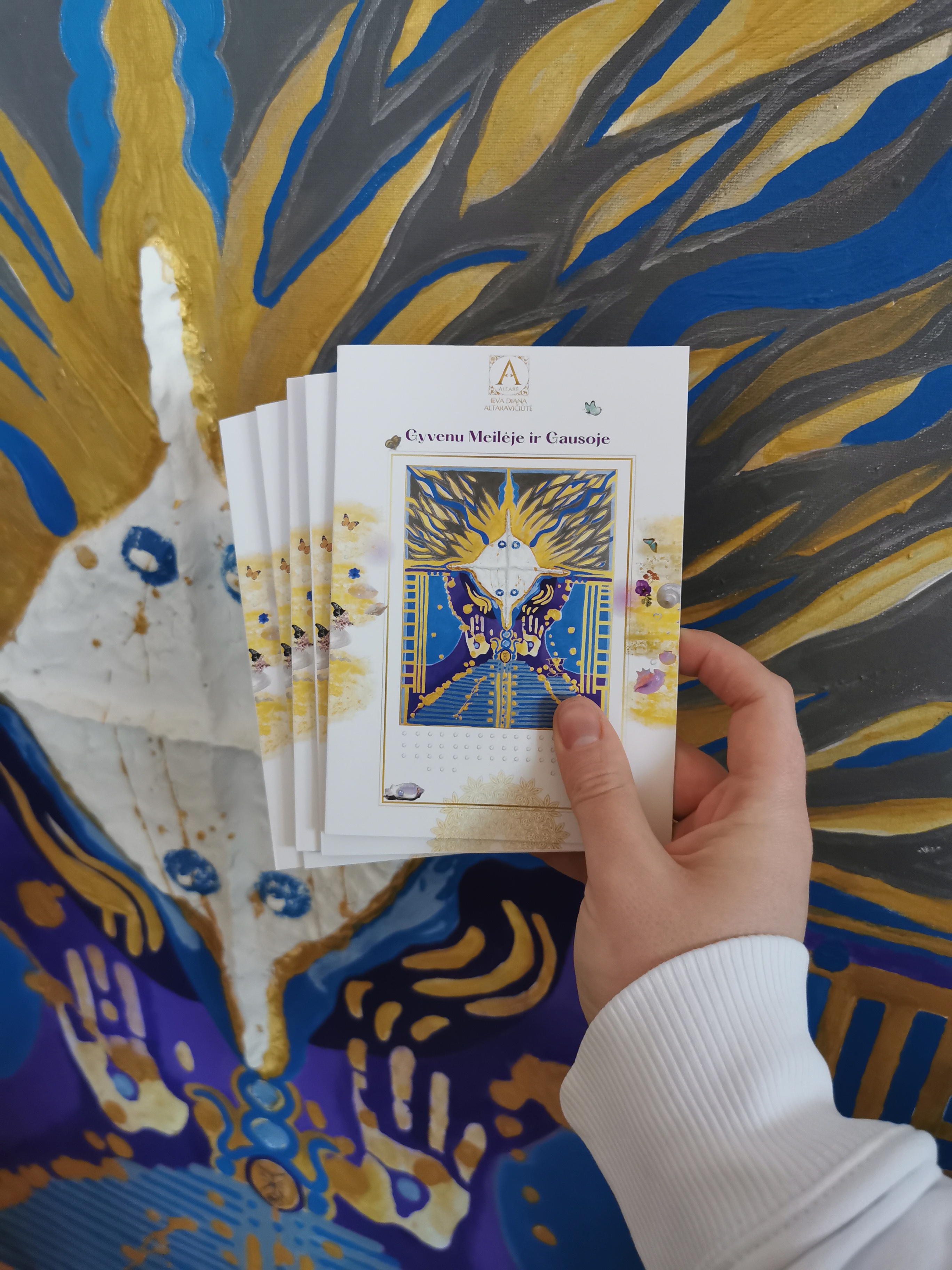 Atvirutė neatverčiama "Gyvenu Meilėje ir Gausoje" 8vnt.